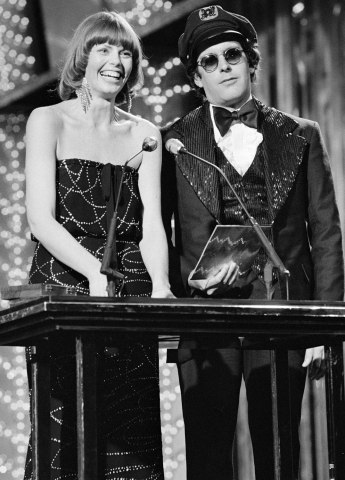 From left: Toni Tennille and Daryl Dragon, also know as, The Captain and Tennille at the Second Annual Rock Music Awards, on Sept. 18, 1976.