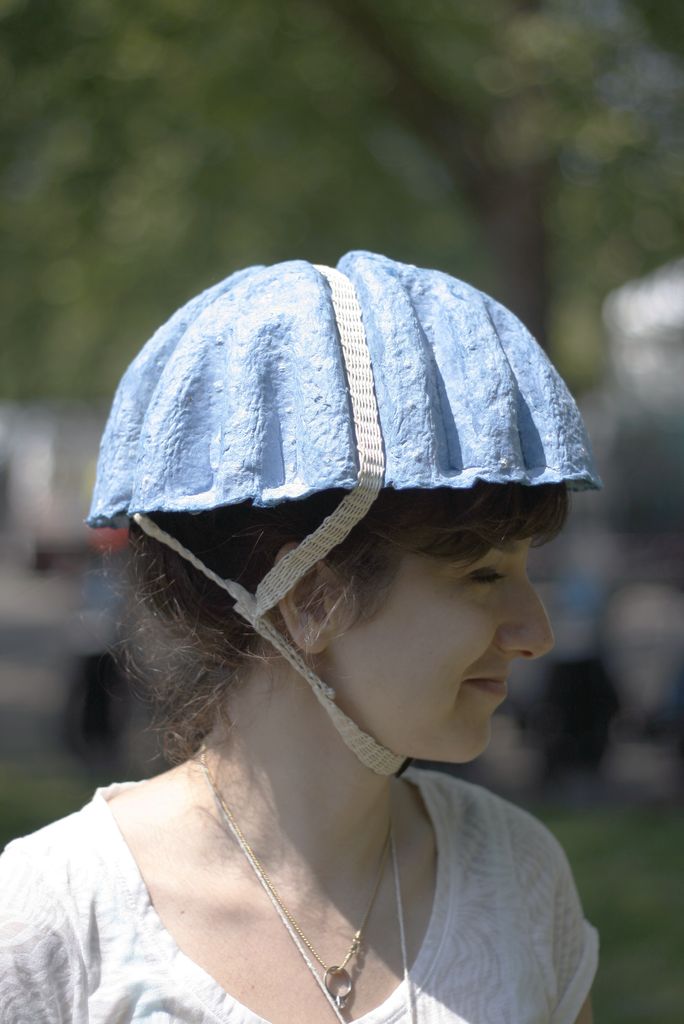 Bike Helmets Made from Recycled Newspaper