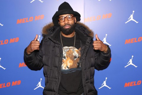 attends the Jordan Brand Melo M9 Shoe Launch at Highline Stages on January 13, 2013 in New York City.