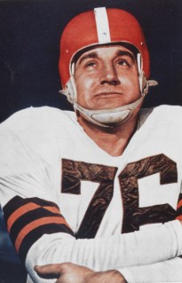 Lou Groza of the Cleveland Browns.