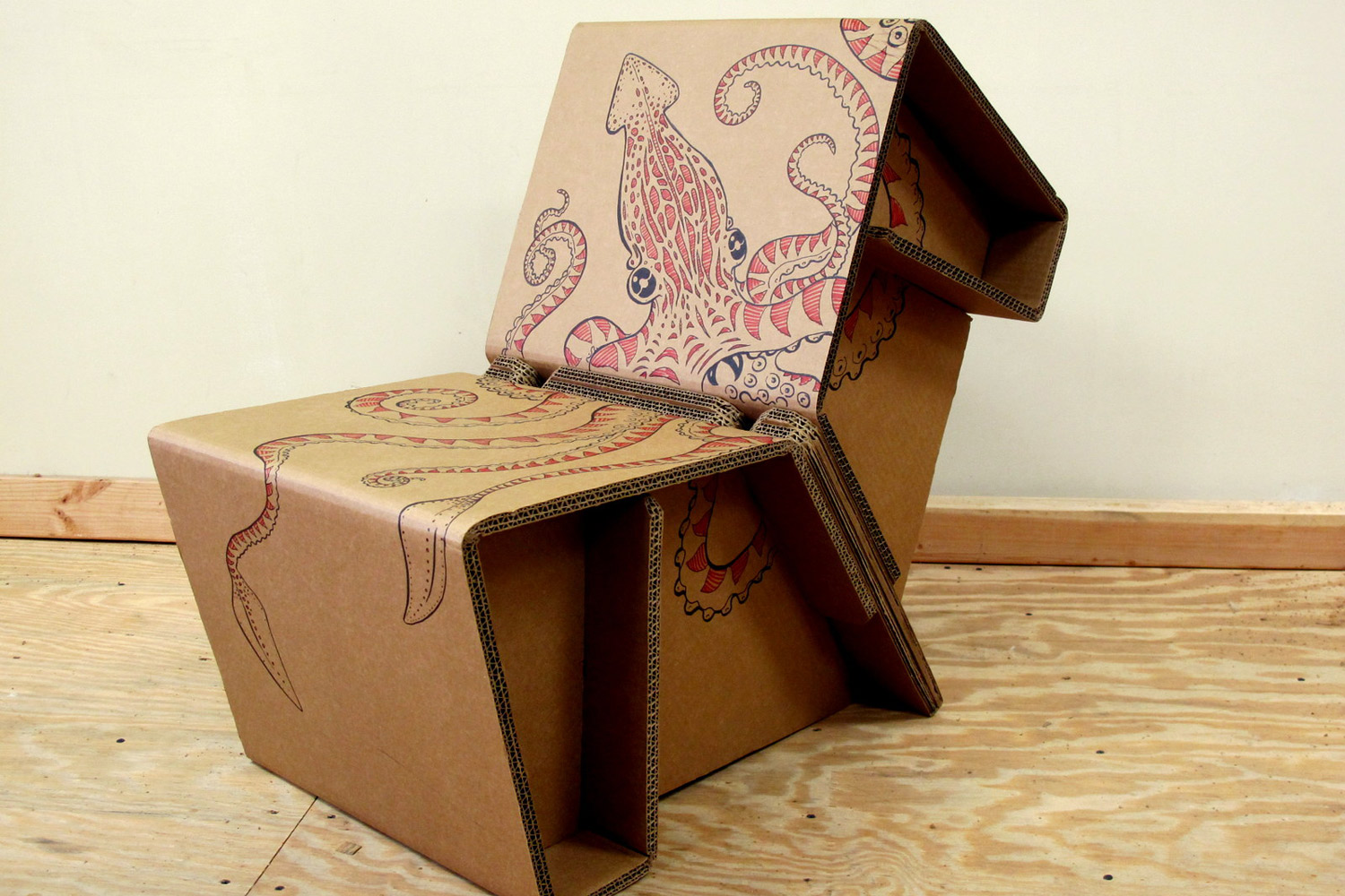 Cardboard chair no discount glue