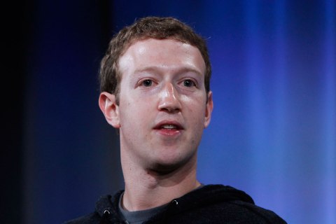 Mark Zuckerberg, Facebook's co-founder and chief executive during a Facebook press event in Menlo Park, California, April 4, 2013.  