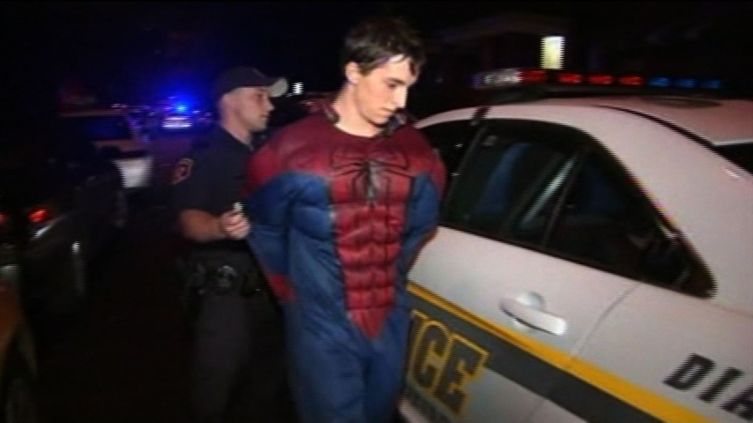 Spiderman Arrested TIMEcom