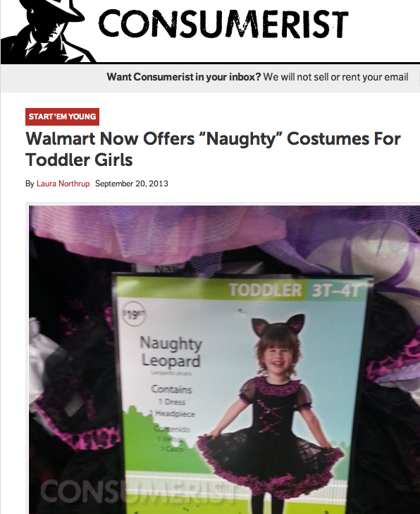 Critics Balk At Creepy Halloween Costumes Time Com