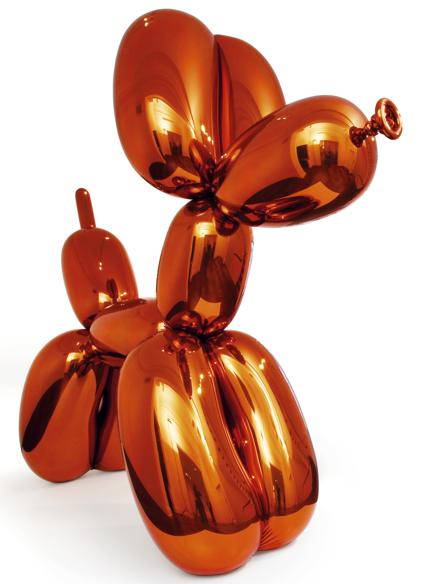 orange balloon dog painting