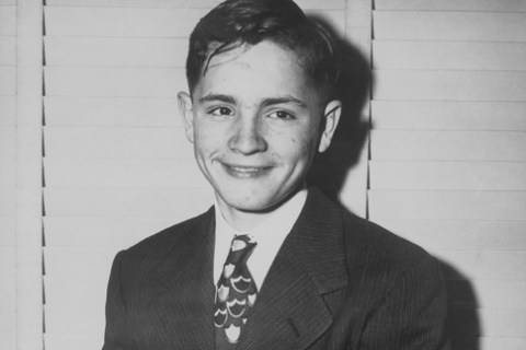 Charles Manson, three days before he ran away from Boy's Town, in Omaha in 1947.